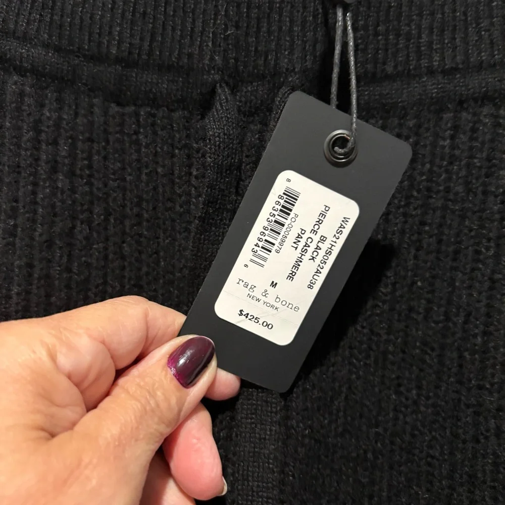 NWT Rag & bone cashmere knit pants - Picture 5 of 7